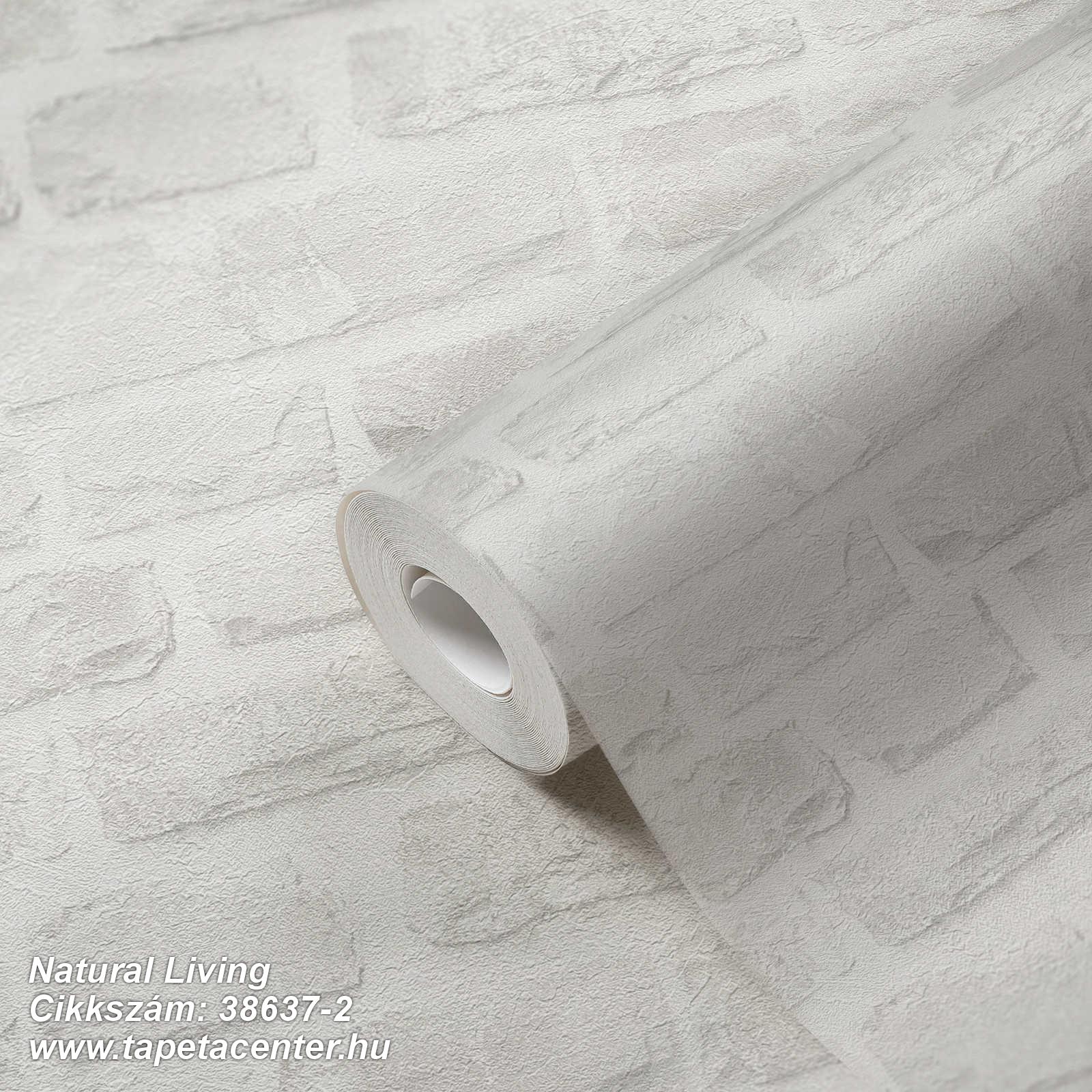 3d hatású,beton,kőhatású-kőmintás,fehér,szürke,lemosható,vlies tapéta 